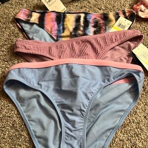 3 nwt bikini bottoms all size med